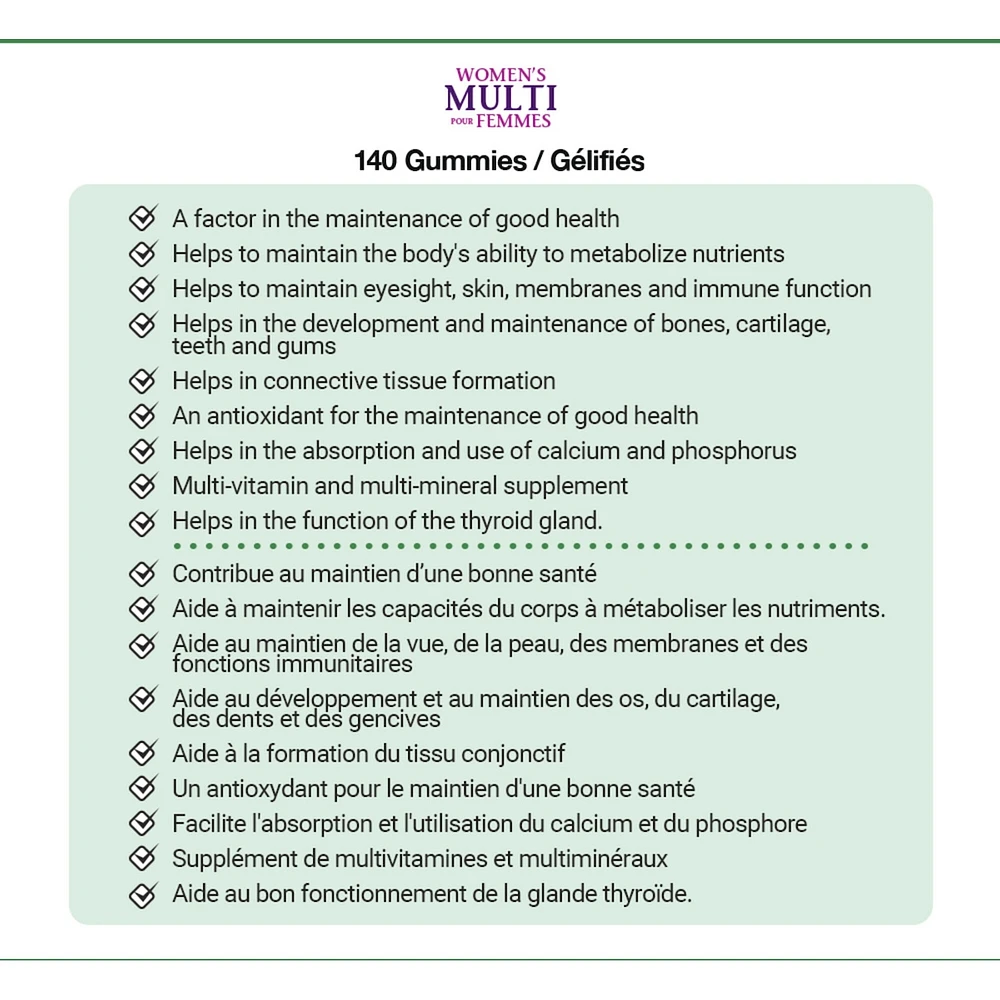 Women's Multivitamin, Supplement