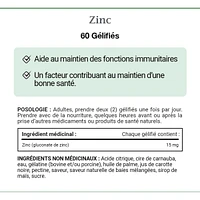 Nature's Bounty Zinc Gummies, Helps Maintain Immune Function, 60 Count