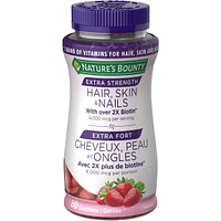 Nature's Bounty Extra Strength Hair Skin & Nails, 80 Gummies