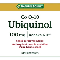 Ubiquinol, Co Q-10, 100 mg, Softgels
