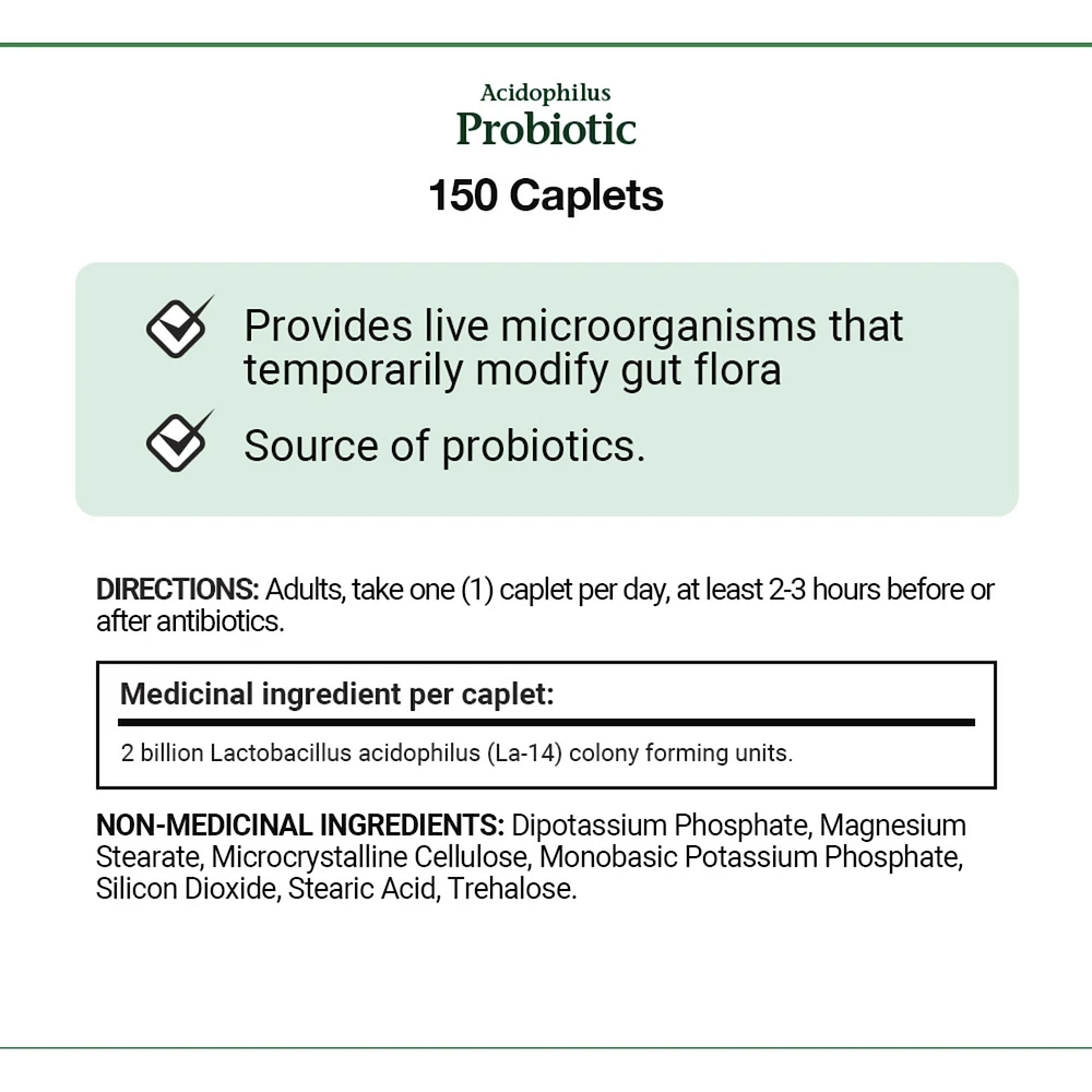 Extra Strength Acidophilus Probiotic, 150 Caplets