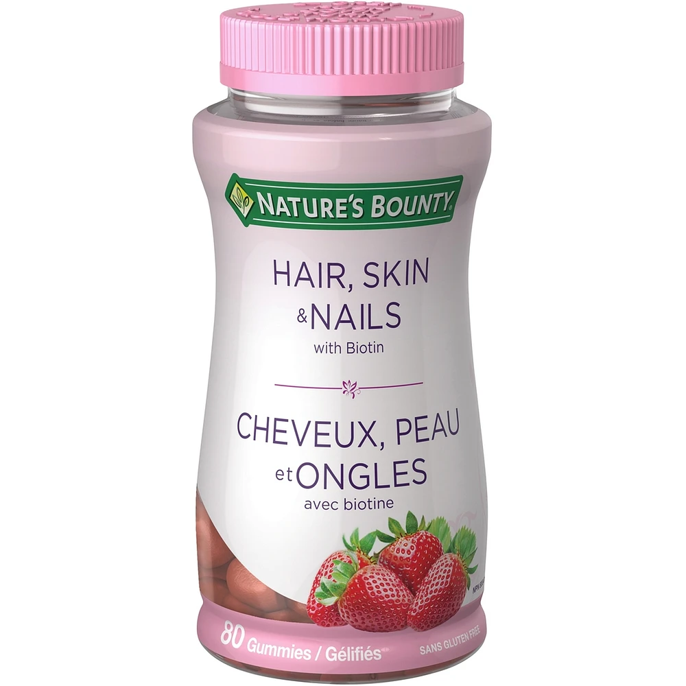 Hair, Skin & Nails with Biotin Supplement Gummies