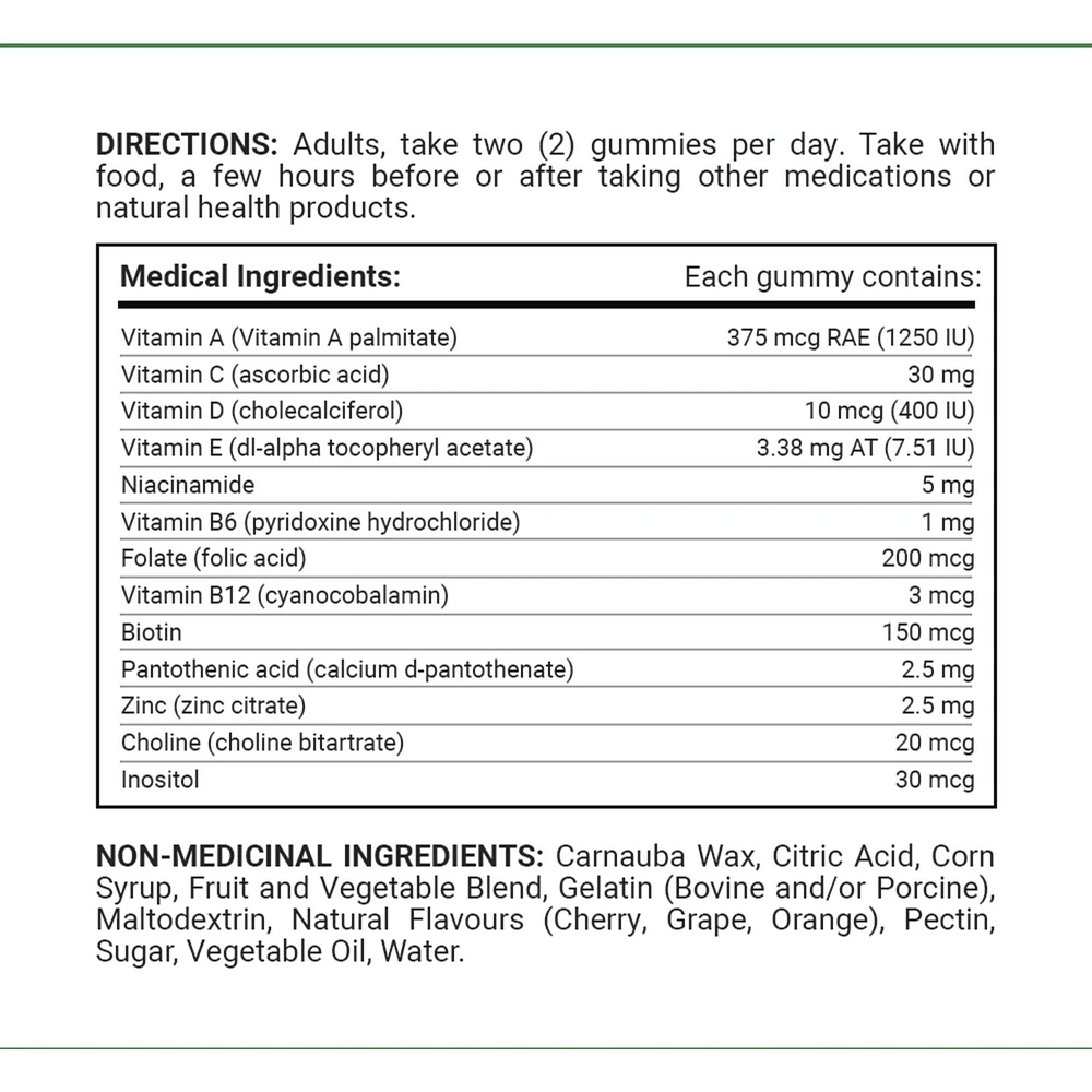 Adult Multivitamin, Helps Maintain Bones and Immune Function