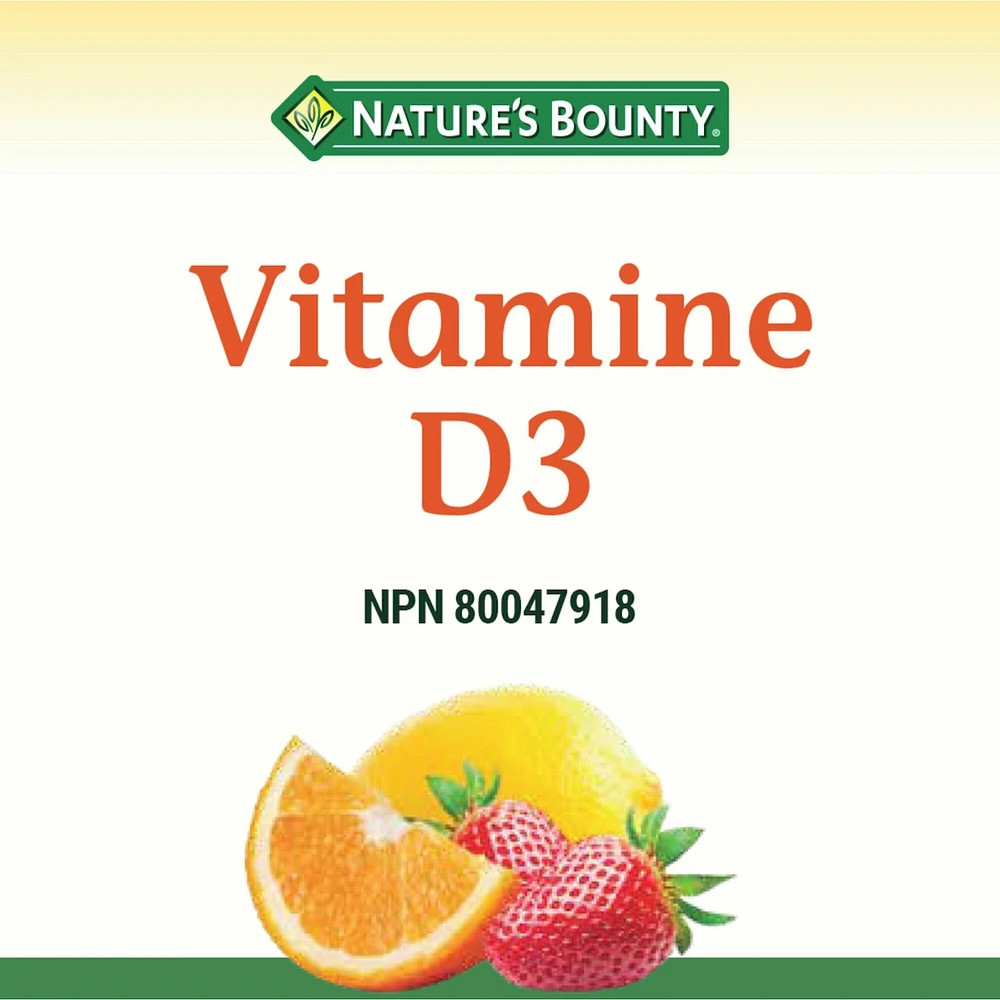 Vitamin D3 Gummies, Supports Immune Function