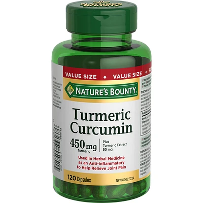 Turmeric Curcumin, 450 mg, Anti-inflammatory