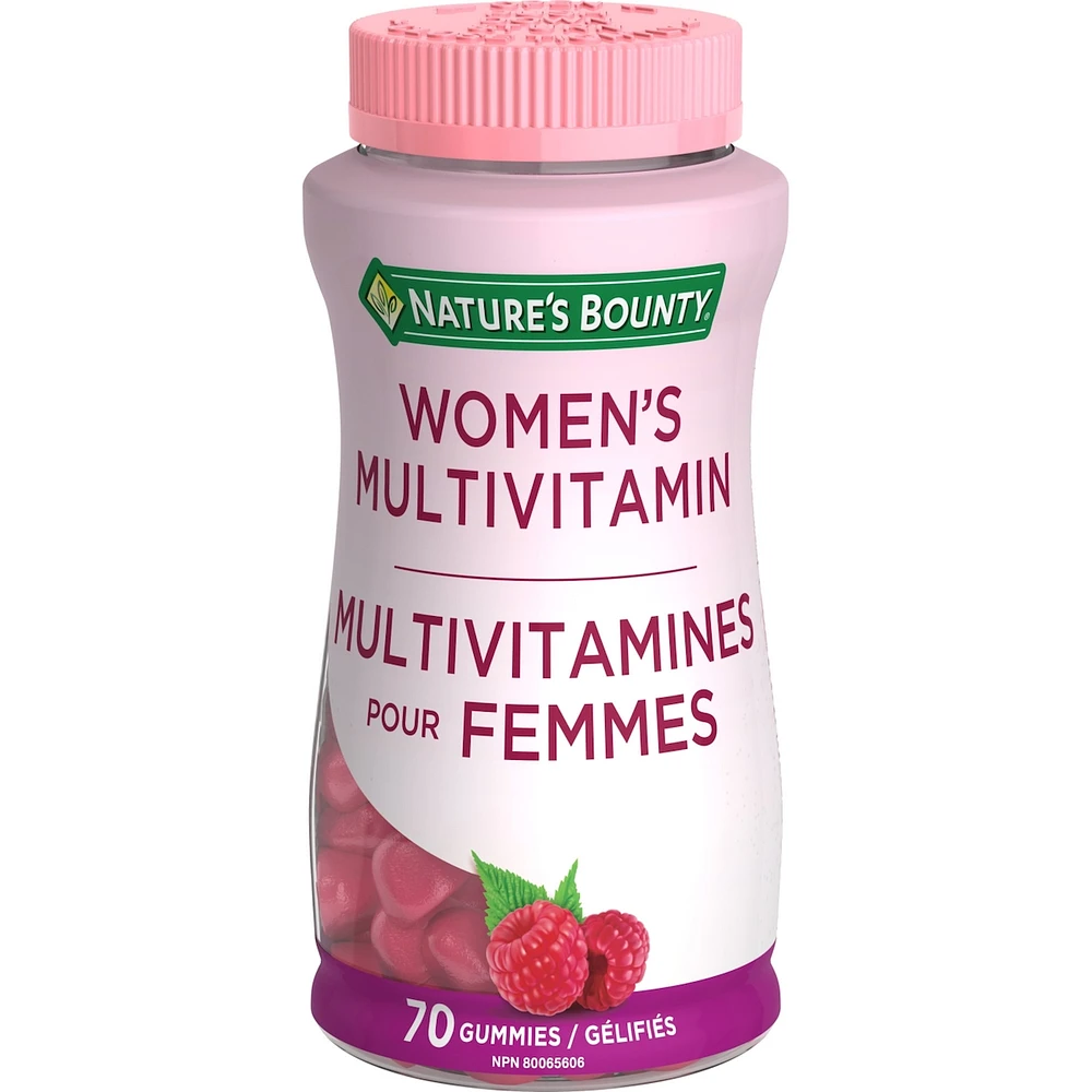 Multivitamines pour femmes, suppl., framb.