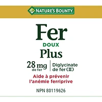 Gentle Iron 28 mg, Helps Prevent Anemia, Capsules