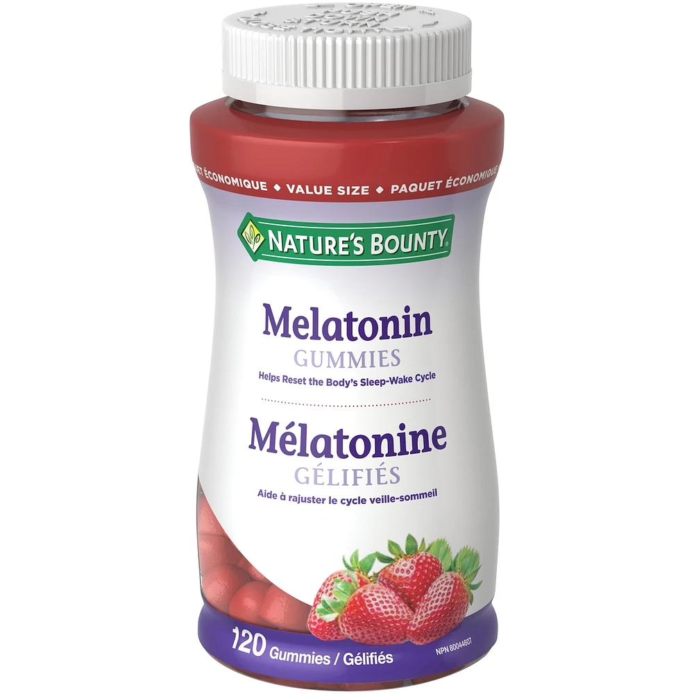 Melatonin Supplement, Helps Reset Body's Sleep Wake Cycle, 2.5mg