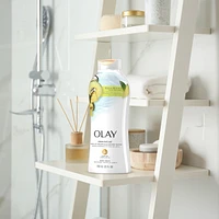Fresh Outlast Paraben Free Body Wash with Rejuvenating Notes of Pineapple and Coconut Water