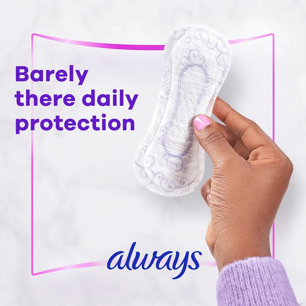 Radiant Daily Multistyle Liners Regular, Unscented, Up to 100% Odor-free