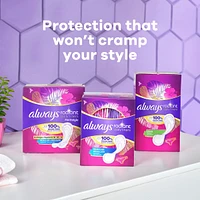 Radiant Daily Multistyle Liners Regular, Unscented, Up to 100% Odor-free