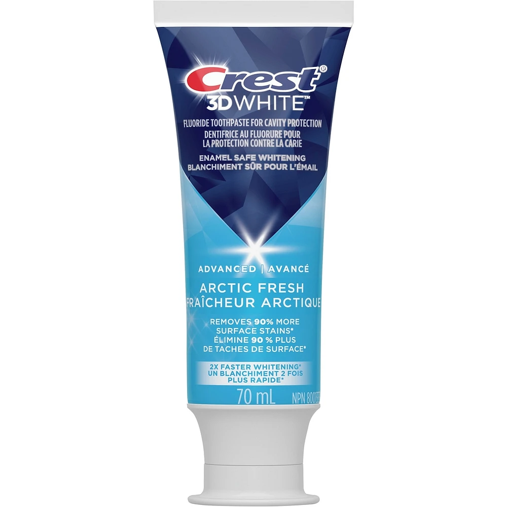Crest 3D White Advanced, Teeth Whitening Toothpaste Arctic Fresh