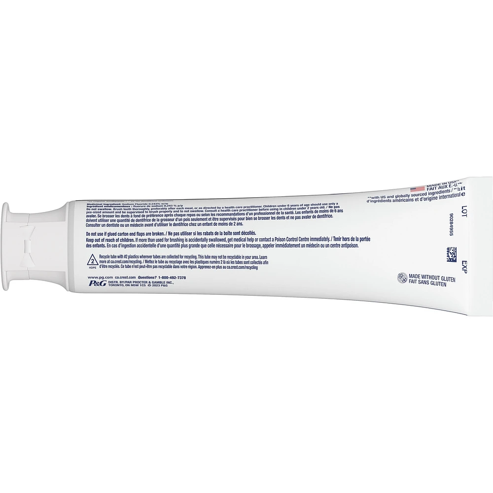 Crest 3D White Advanced, Charcoal Whitening Toothpaste, 135 ml