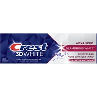 Crest 3D White Advanced Glamorous White, Teeth Whitening Toothpaste, 70 ml