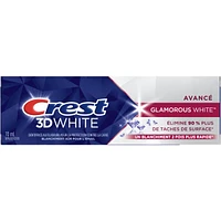 Crest 3D White Advanced Glamorous White, Teeth Whitening Toothpaste, 70 ml
