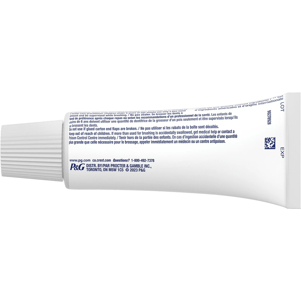 Crest 3D White Stain Eraser Teeth Whitening Toothpaste, Icy Clean Mint, 65 ml