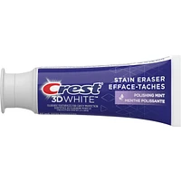 Crest 3D White Stain Eraser Teeth Whitening Toothpaste, Polishing Mint, 65 ml