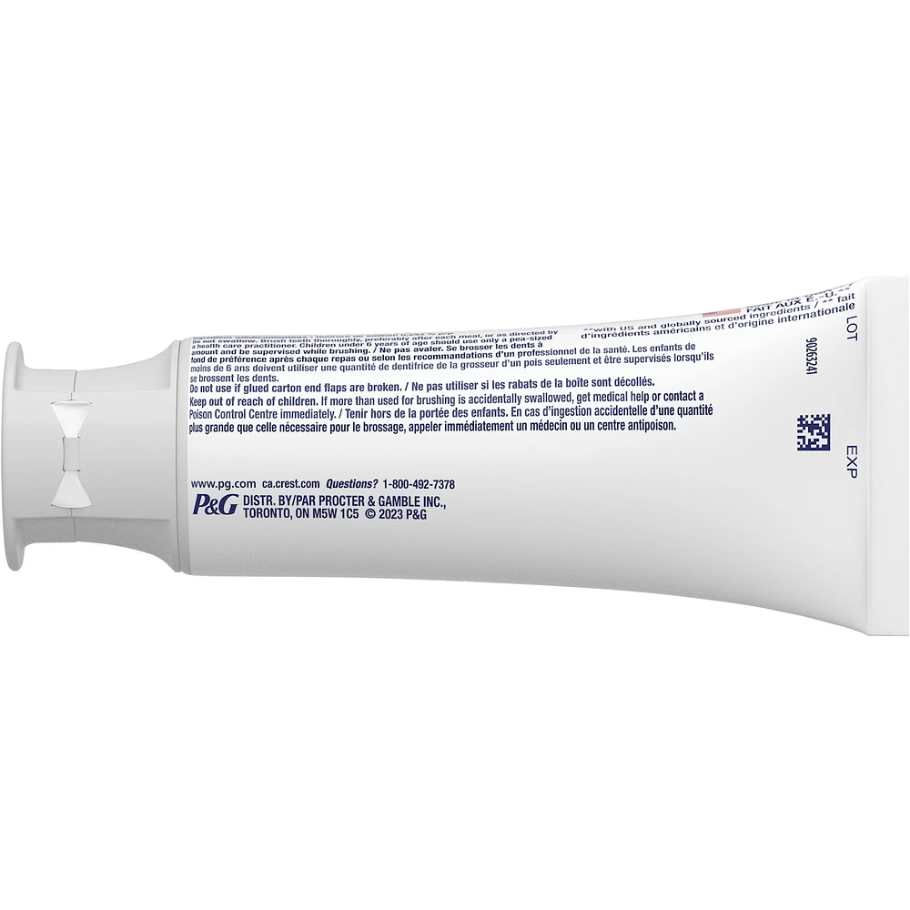 Crest 3D White Stain Eraser Teeth Whitening Toothpaste, Polishing Mint, 65 ml