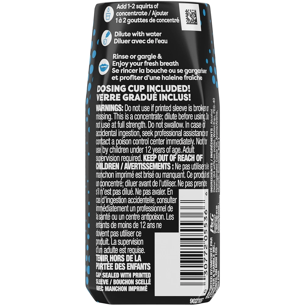 Scope Squeez Mouthwash Concentrate, Cool Peppermint Flavour, Equal Uses up to 1L Bottle *vs 1L Scope Outlast Mouthwash, Squeez to Control the Strength
