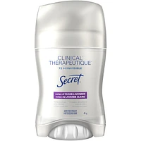 Antisudorifique et désodorisant invisible en bâton Secret Thérapeutique, Lavande pureté