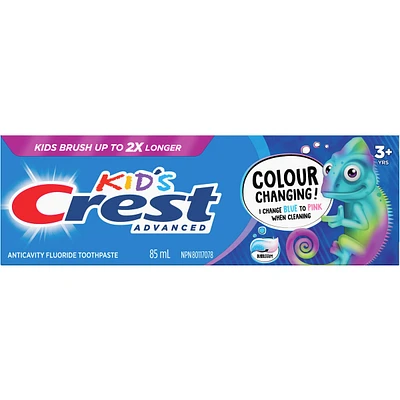 Advanced Kid's Fluoride Toothpaste, Bubblegum Flavor