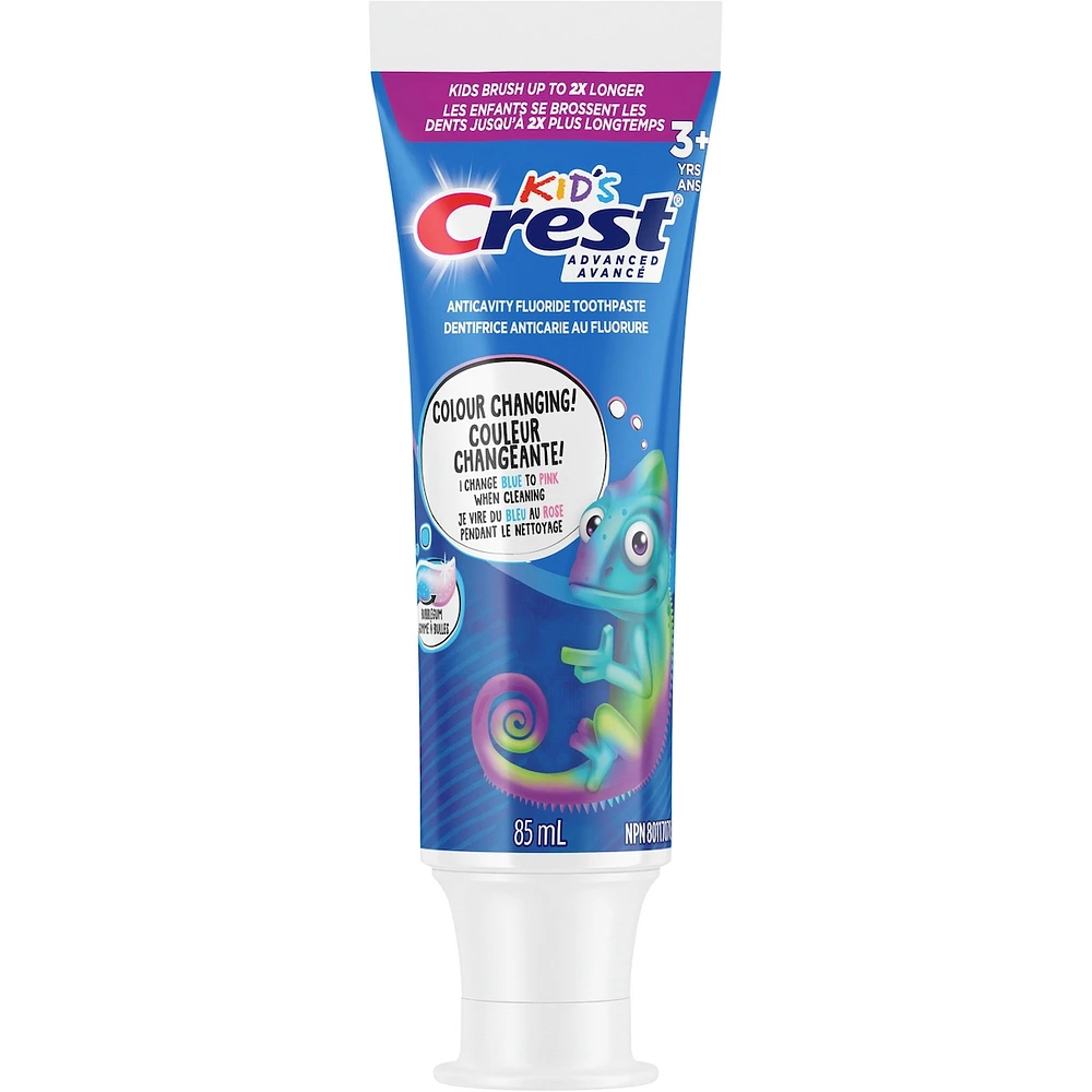 Advanced Kid's Fluoride Toothpaste, Bubblegum Flavor