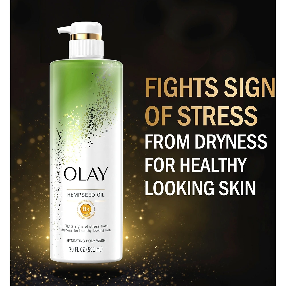Olay Hydrating Body Wash with Hempseed Oil and Vitamin B3
