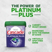 Sachets de détergent pour lave-vaisselle Platinum Plus ActionPacs, Parfum frais, 12 unités