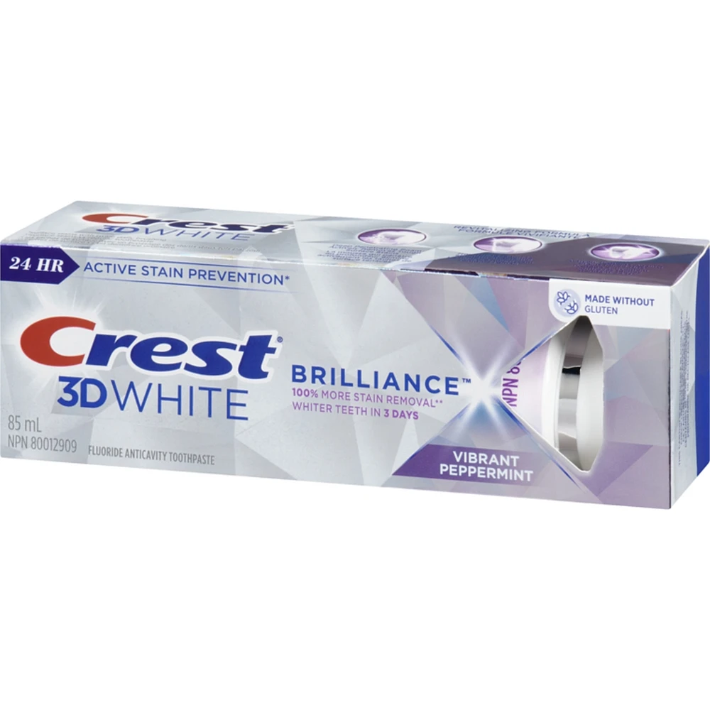 3D White Brilliance Toothpaste Vibrant Peppermint