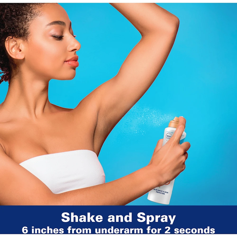 Dry Spray Antiperspirant Deodorant, White Peach and Argan Oil