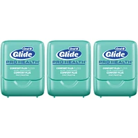 Oral-B Glide Pro-Health Comfort Plus Dental Floss, Extra Soft, Value 3 Pack (40m Each)
