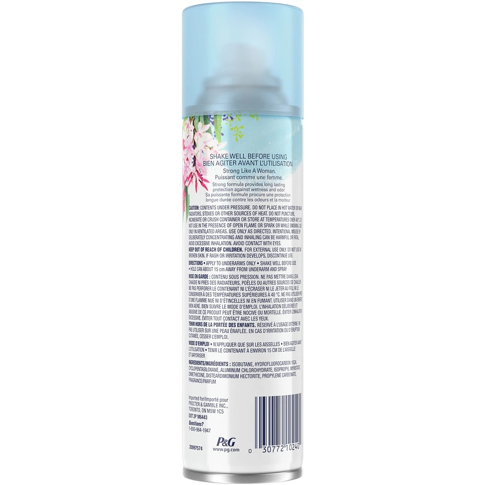 Aerosol Antiperspirant and Deodorant, Powder Fresh