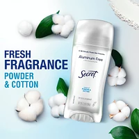 Clinically Proven Aluminum Free Deodorant for Women Powder Cotton