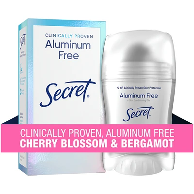 Clinically Proven Aluminum Free Deodorant for Women Cherry Blossom & Bergamot