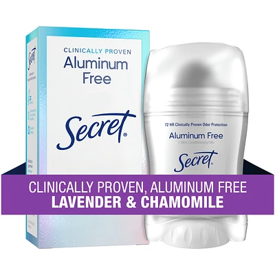 Clinically Proven Aluminum Free Deodorant for Women Lavender & Chamomile
