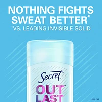 Antisudorifique & désodorisant Secret Outlast, gel clarté pour femmes, Lavande