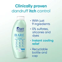 BARE Itch Control Dandruff Shampoo, Anti-Dandruff Treatment
