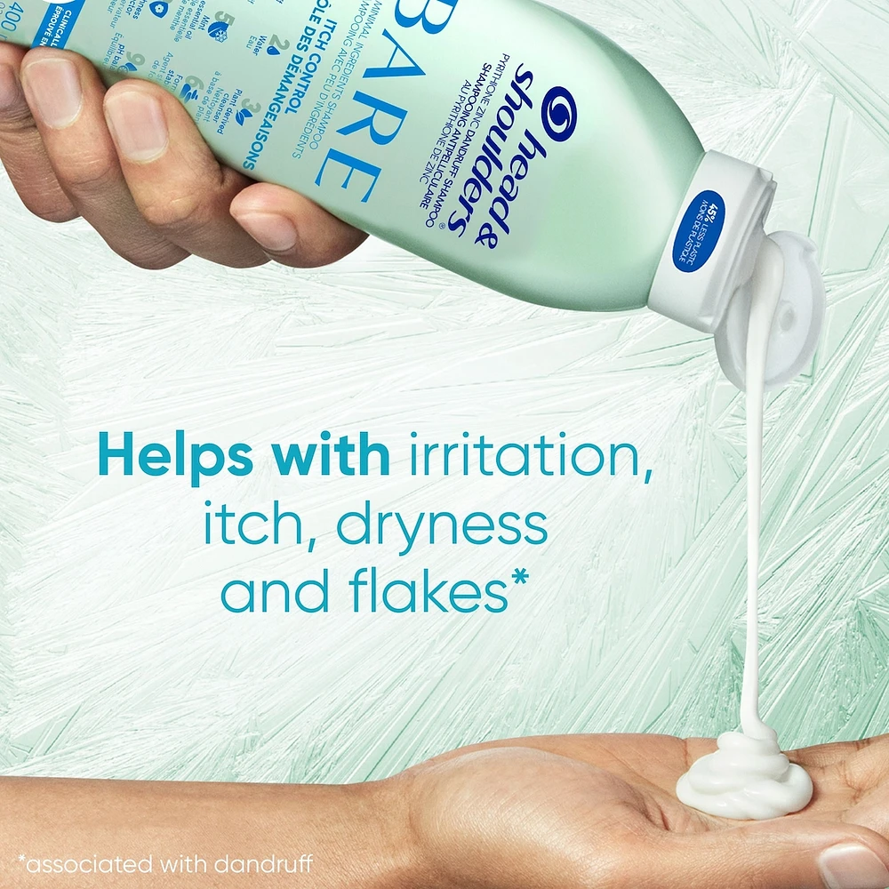 BARE Itch Control Dandruff Shampoo, Anti-Dandruff Treatment