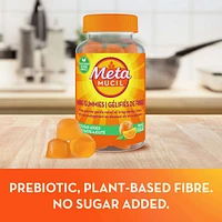 Fibre Gummies, No Sugar Added, Orange Flavour, Prebiotic, Plant-Based, 105 Count