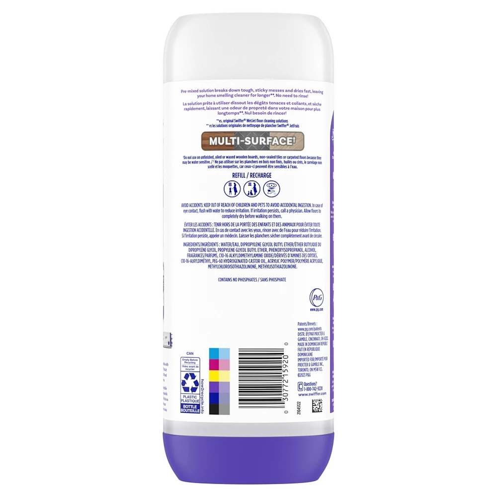 Solution nettoyante parfum Frais JetFrais