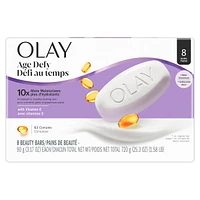 Age Defying Bar Soap with Vitamin E and Vitamin B3 Complex Beauty Bars, 8 count