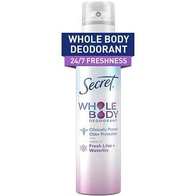 Whole Body Stick Aluminum Free Deodorant for Women with notes of Fresh Lilac Waterlily