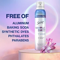 Whole Body Aluminum Free Deodorant for Women Body Spray Lilac & Waterlily