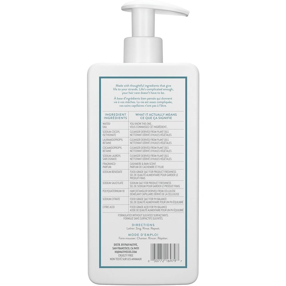 Hair Cashmere & Rain Strenghthening Shampoo