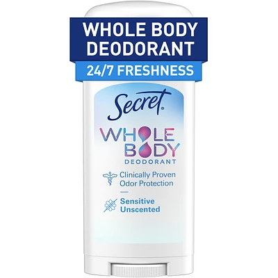 Whole Body Stick Aluminum Free Deodorant for Women Unscented