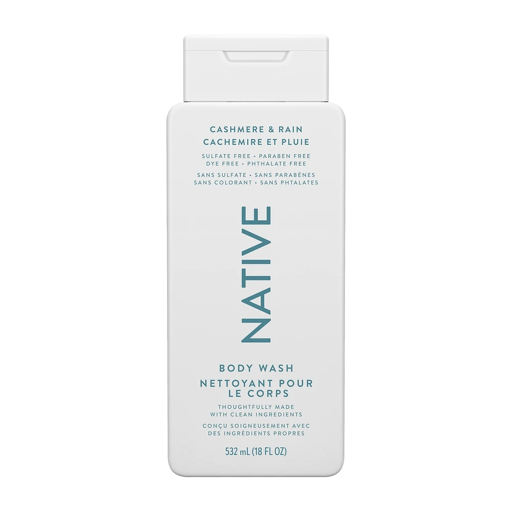 Native Cashmere & Rain Body Wash 18oz