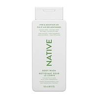Native Pine & Mountain Air Body Wash 18oz