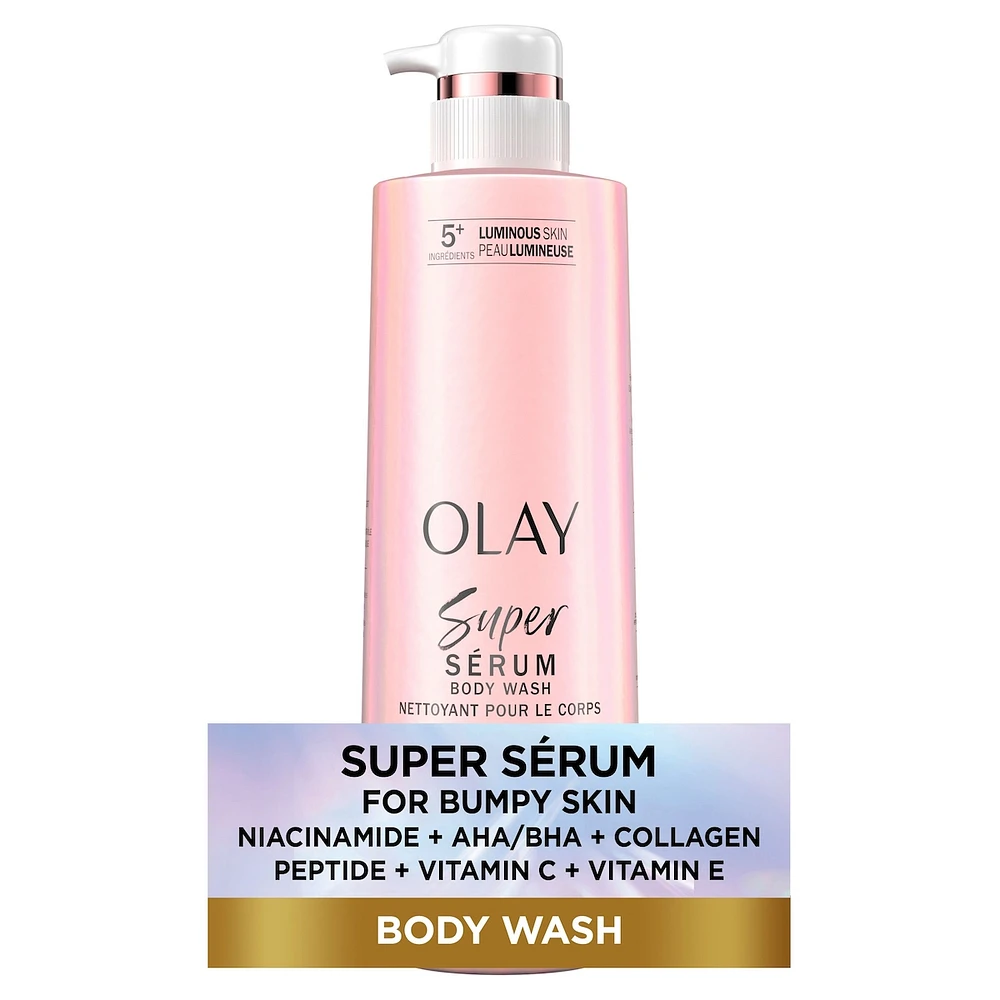 Super Serum Body Wash for Rough & Bumpy Skin, Serum Complex for Luminous Skin
