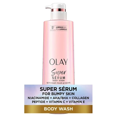 Super Serum Body Wash for Rough & Bumpy Skin, Serum Complex for Luminous Skin