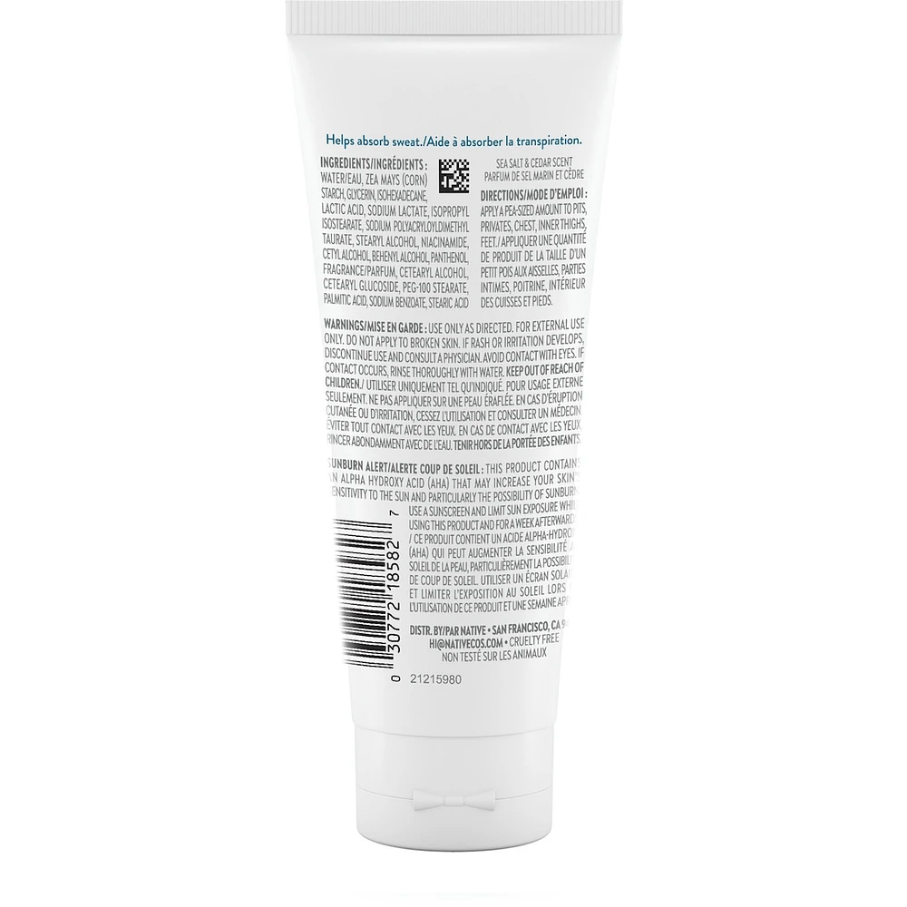 Sea Salt & Cedar Whole Body Deodorant Cream
